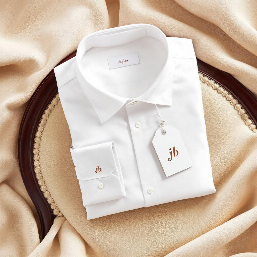 white formal dress shirt
