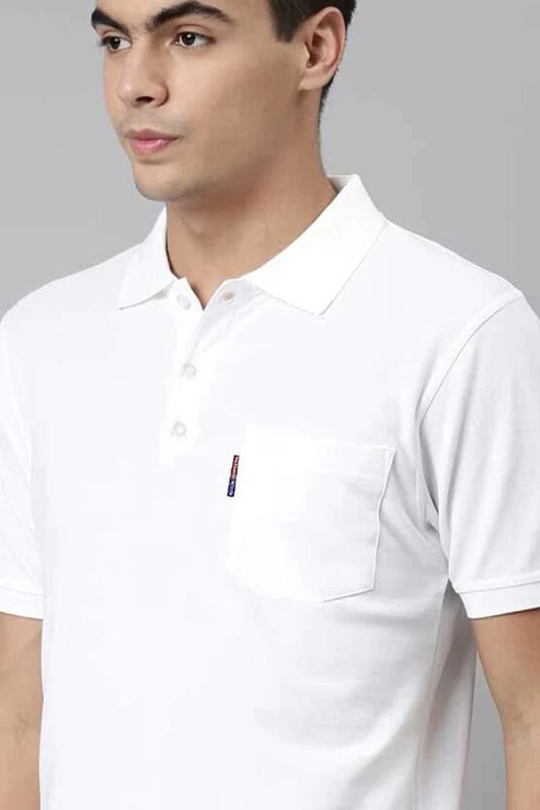 Centra Men's Printed Short Sleeve Polo Shirt
